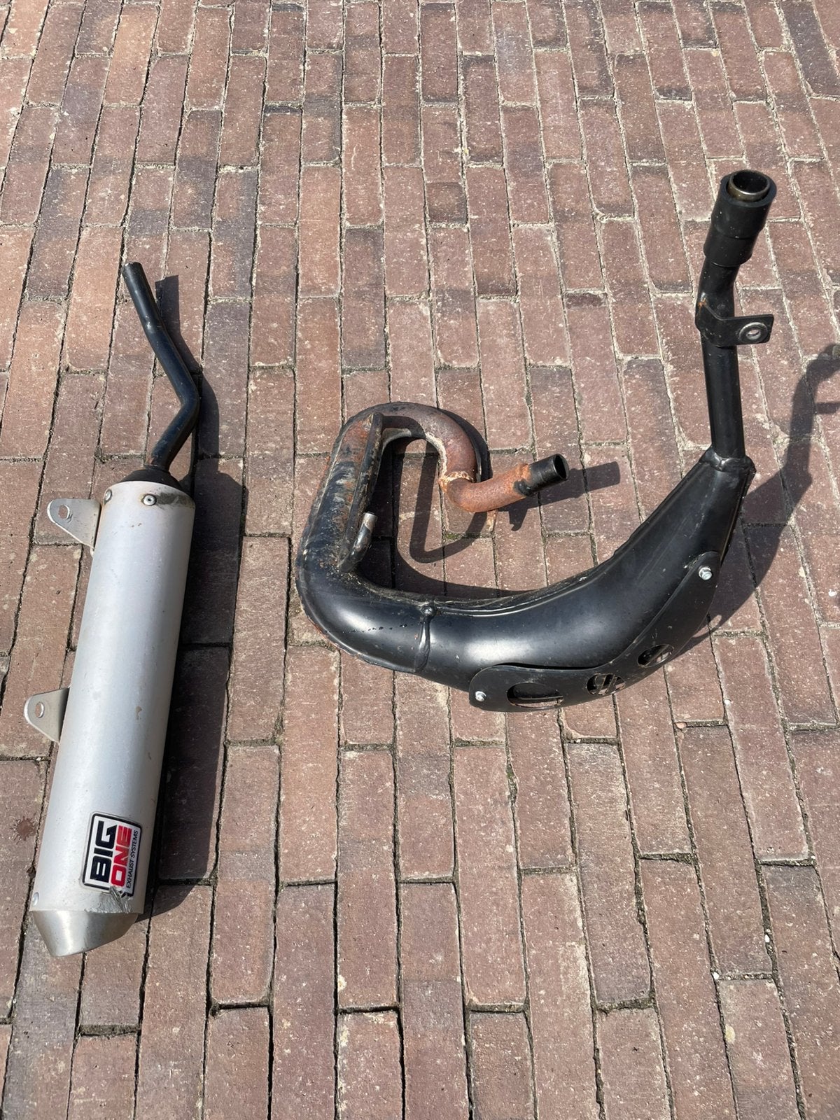 Standaard uitlaat sherco sm, Vélos & Vélomoteurs, Enlèvement, Utilisé, Pot d'échappement