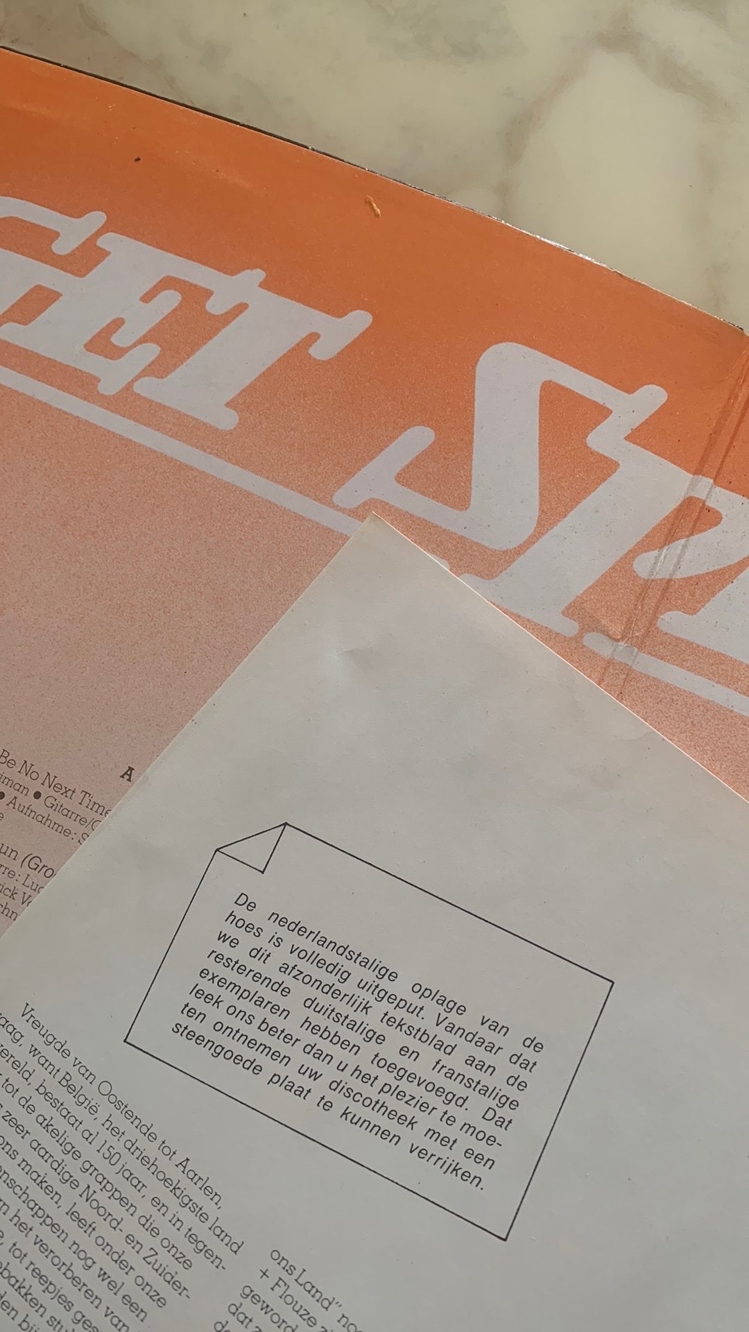Get Sprouts : Zeldzame Duitse versie + nederlandstalig blad, Cd's en Dvd's, Ophalen of Verzenden, Zo goed als nieuw