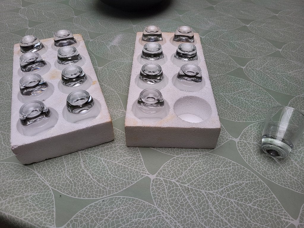 16 apero hapjes glaasjes tapas (zie foto's), Neuf, Verre ou Verres, Enlèvement ou Envoi, Verre