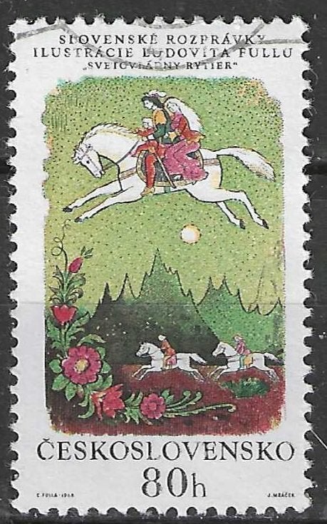 Tchécoslovaquie 1968 - Yvert 1694 - De Ridder (ST), Timbres & Monnaies, Timbres | Europe | Autre, Affranchi, Envoi