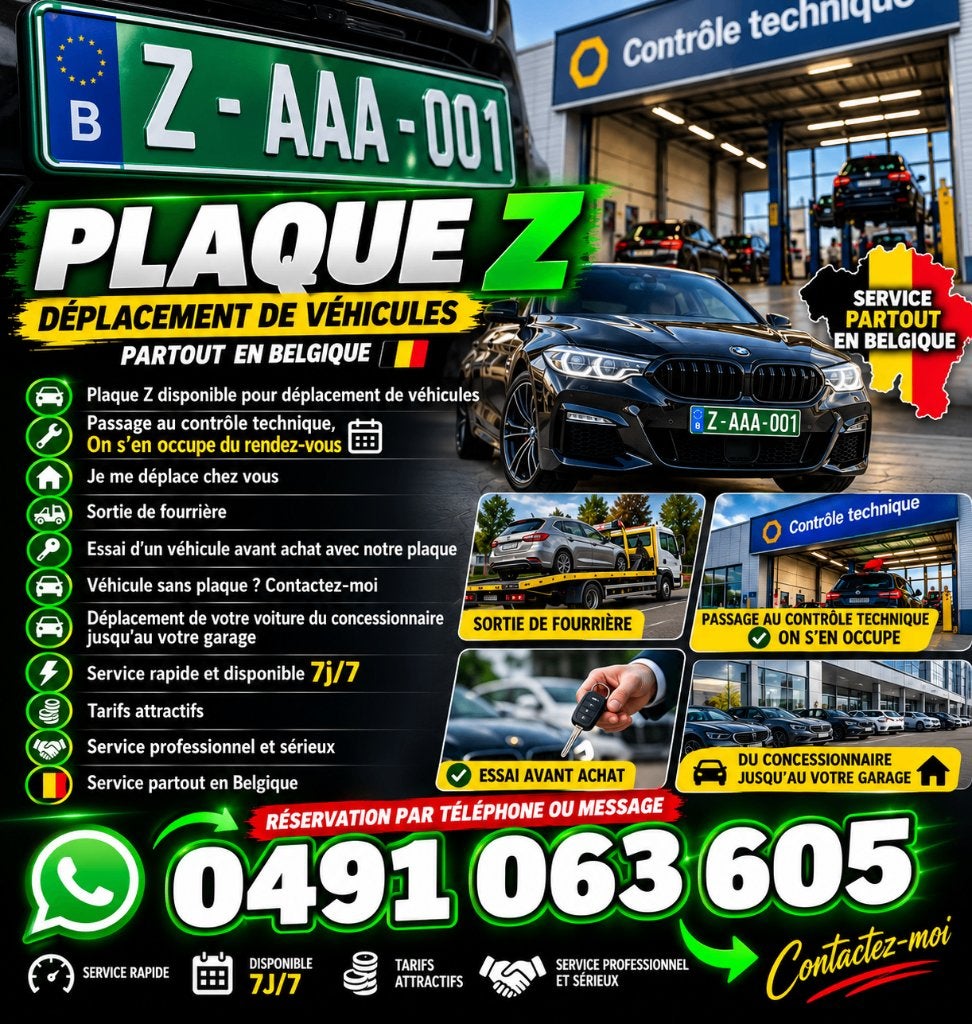 Plaque z, Particulier, Achat