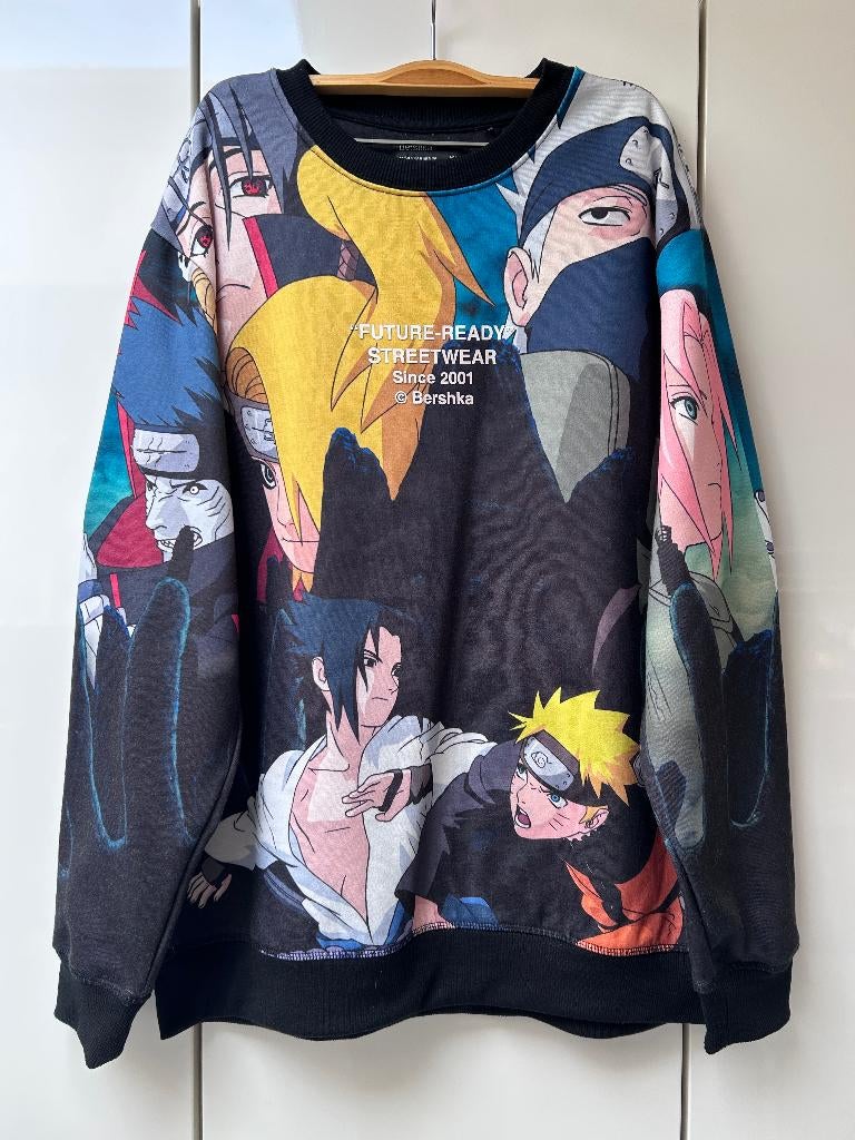 Pull Naruto Bershka - Taille M *, Enlèvement ou Envoi, Autres couleurs, Comme neuf, Bershka