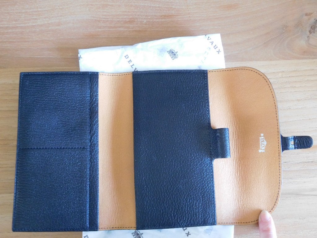 Nieuwe agenda-cover Delvaux Brillant zwart, Divers, Agendas, Enlèvement, Neuf