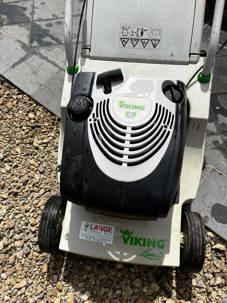 Tondeuse Viking, Enlèvement, Comme neuf, Bac de ramassage