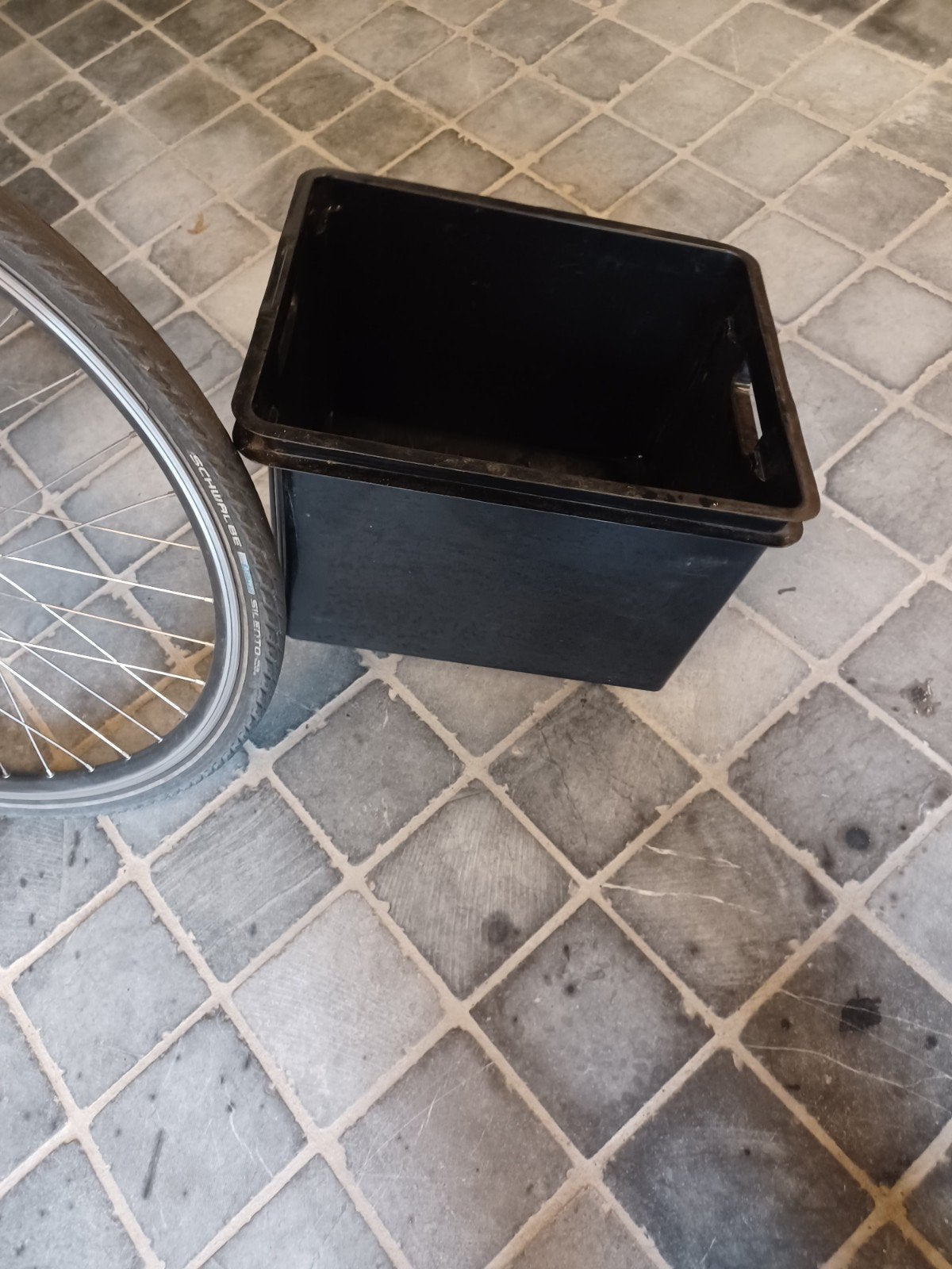 2 zwarte opbergboxen, Doe-het-zelf en Bouw, Ophalen
