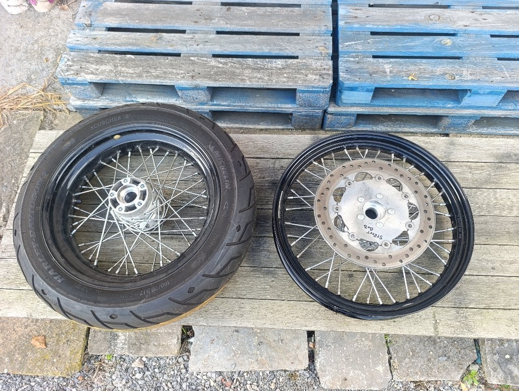 Jantes av et ar dyna streetbob, Motoren, Ophalen, Gebruikt