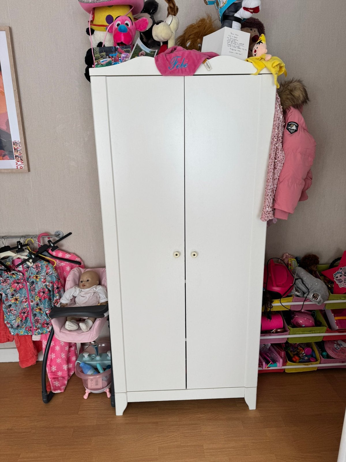 Armoire à 2 portes, 105 cm ou plus, Enlèvement, Utilisé, 75 à 100 cm