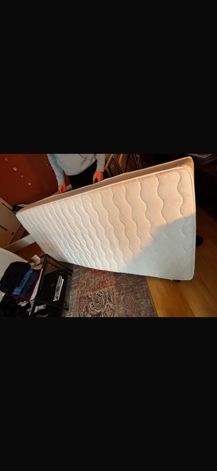 Matelas 90x200x25 en bon état RHF (Ferme 70-95KG), Enlèvement, Comme neuf, Matelas