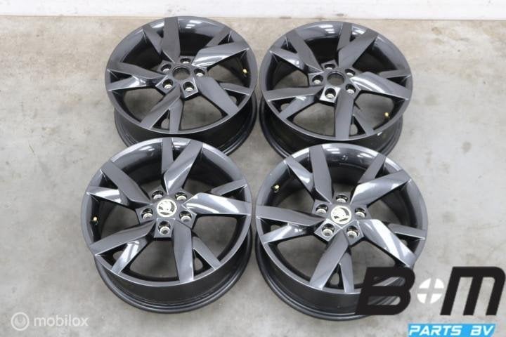 ORIGINEEL! 17 inch velgen Skoda Octavia 4! 5E3601025AE, Auto-onderdelen, Gebruikt, Velg(en)