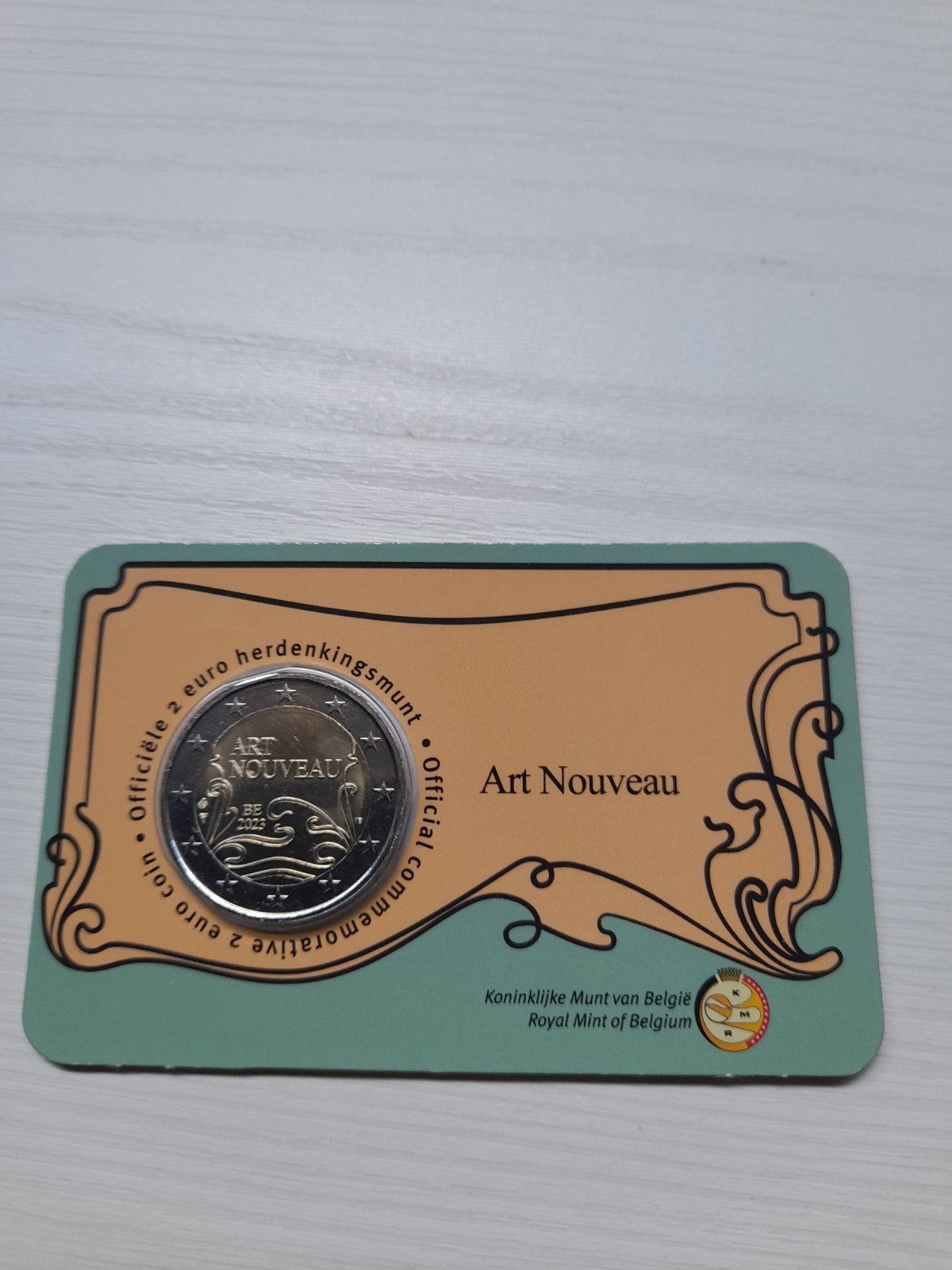 coincard 2 euro herdenkingsmunt  2023 Belgie, Ophalen of Verzenden, 2 euro