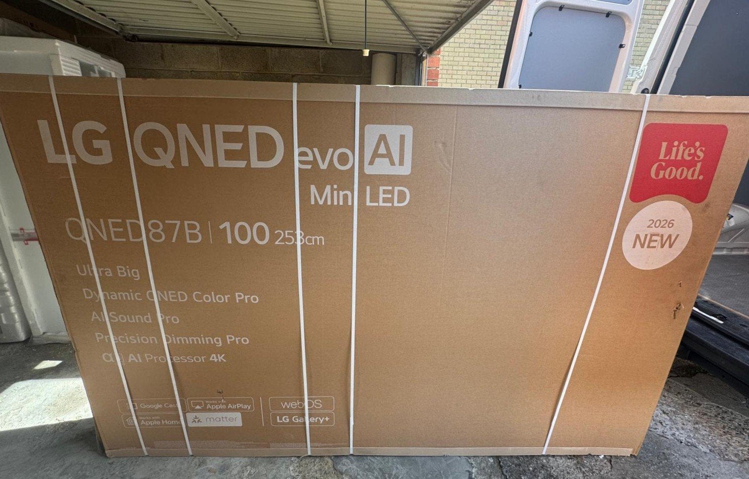Tv LG QNED EVO Écran géant 254cm NEUVE ET SCELLÉE, TV, Hi-fi & Vidéo, Neuf, QLED, 120 Hz, Enlèvement