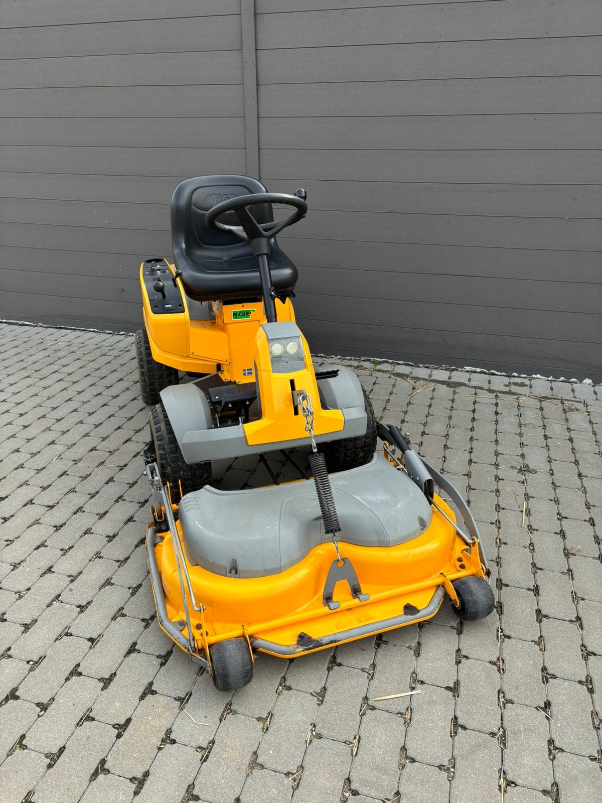 Stiga park plus, Enlèvement, Comme neuf, Démarrage électrique, 90 à 120 cm