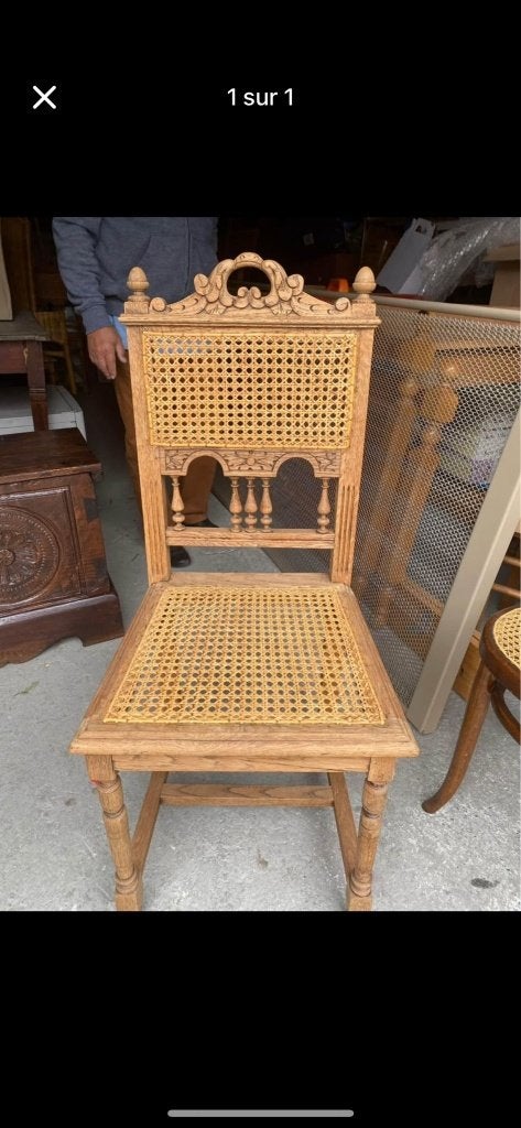 6 chaises en chêne, Maison & Meubles, Enlèvement, Comme neuf, Bois, Cinq, Six Chaises ou plus