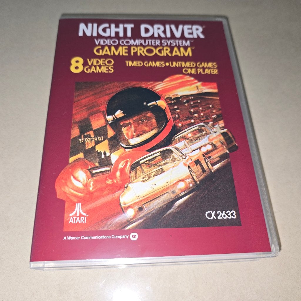 Night Driver Atari 2600 Game Case, Consoles de jeu & Jeux vidéo, Jeux | Atari, Envoi, Comme neuf, Atari 2600