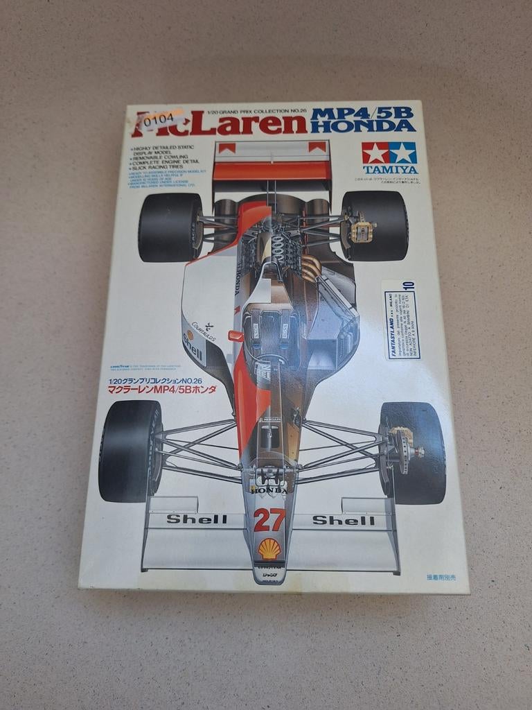 Tamiya McLaren MP4/5B Honda 1/20, Enlèvement
