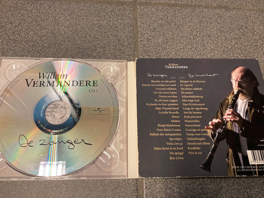 Dubbel CD Willem Vermandere, Ophalen of Verzenden, Gebruikt, Verzamelalbum