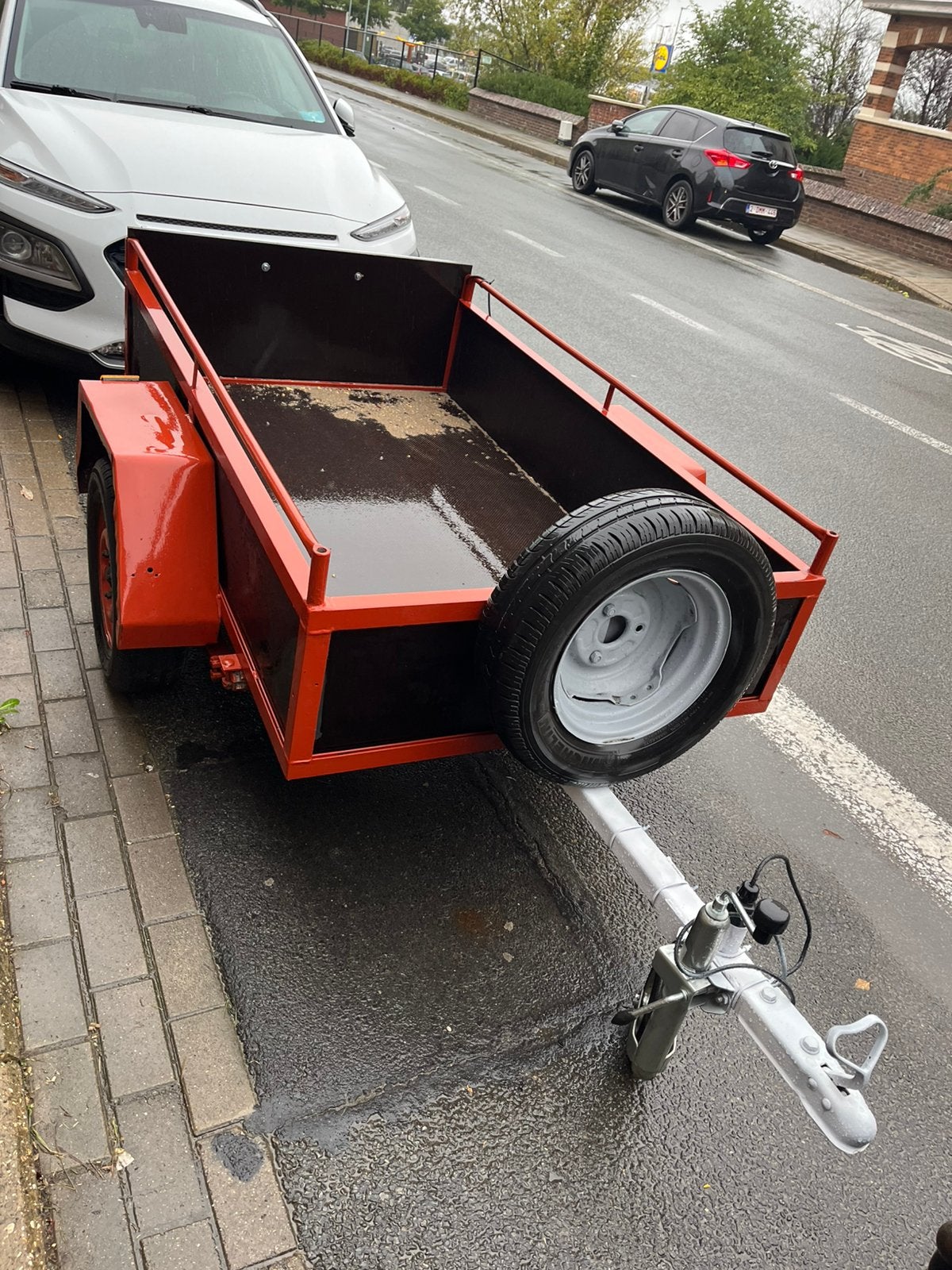 Aanhangwagen / remorque 190x110, Ophalen, Zo goed als nieuw