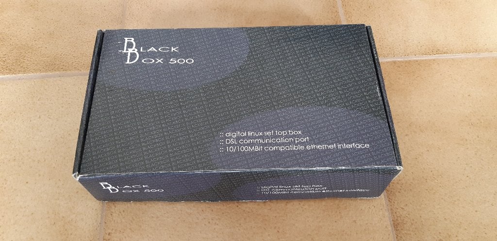 Récepteur satellite BlackBox 500 SD, Enlèvement, Utilisé, Dreambox