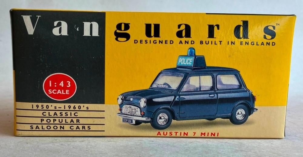 Mini Birmingham POLICE Vanguards VA13002., Hobby en Vrije tijd, Modelauto's | 1:43, Ophalen of Verzenden, Zo goed als nieuw, Auto