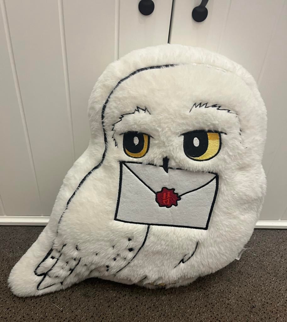 Pluche kussen harry potter “HEDWIG’ (warner bros), Ophalen, Nieuw, Overige typen