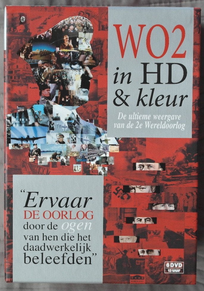 WO 2 in HD & kleur, CD & DVD, Enlèvement ou Envoi, Comme neuf, Guerre ou Policier, Comprend un boîtier
