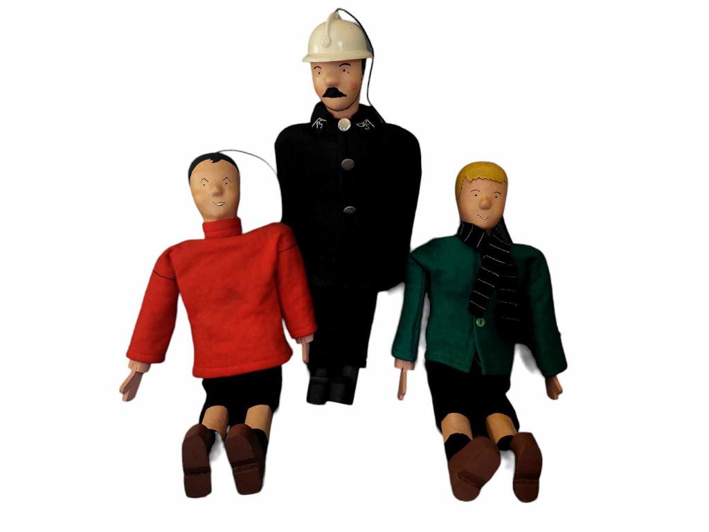 Lot de 3 Marionnettes Quick et Flupke, Enlèvement