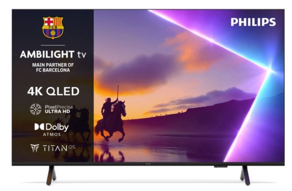 Gewonnen TV  Philips 55"/4K QLED/Ambilight 3-sides   !! €440, Audio, Tv en Foto, Televisies, Ophalen, Philips, QLED, Nieuw