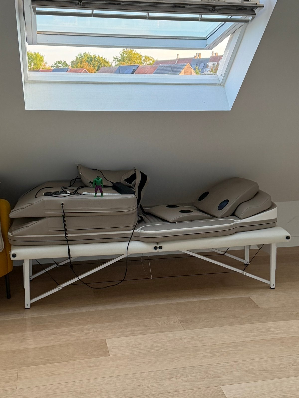 Andullatie matras met onderstel compleet, Sport en Fitness, Ophalen, Zo goed als nieuw