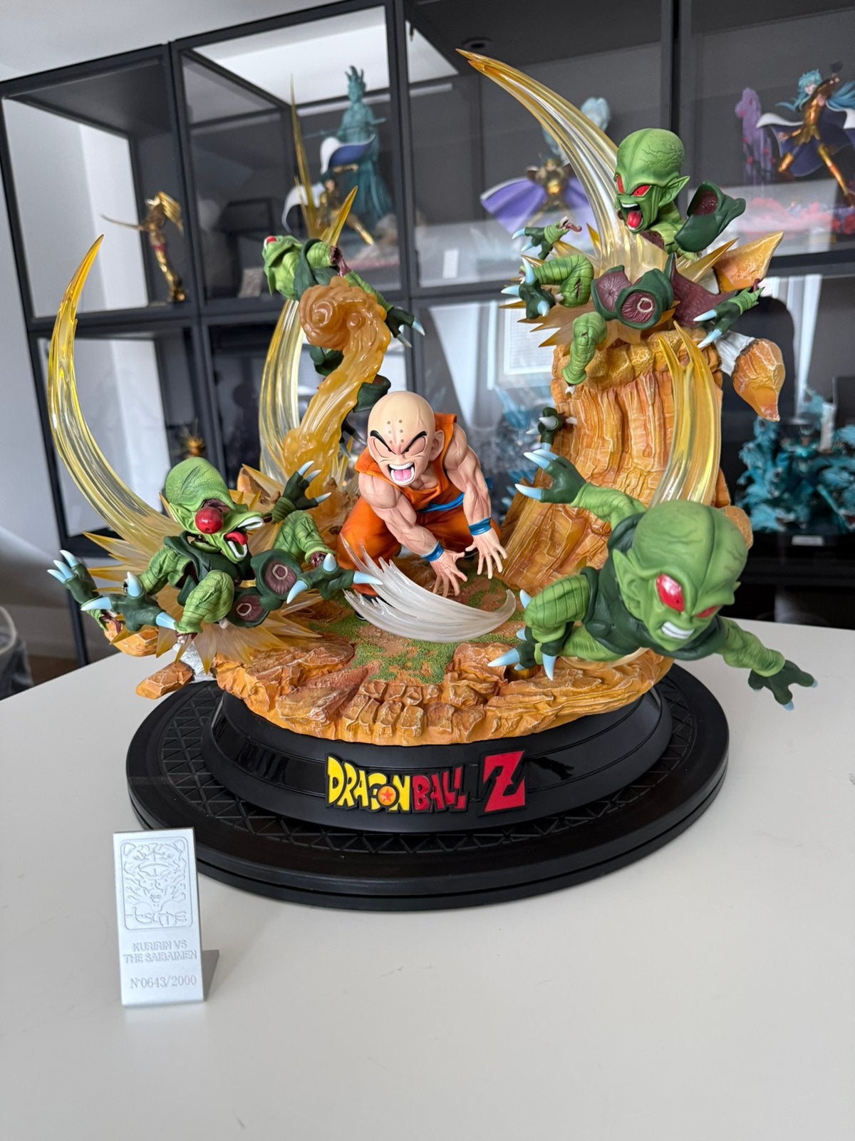 Dragon Ball Z Krilin vs Saibaimen HQS Tsume 1/6 – 0643/2000, Enlèvement ou Envoi, Comme neuf