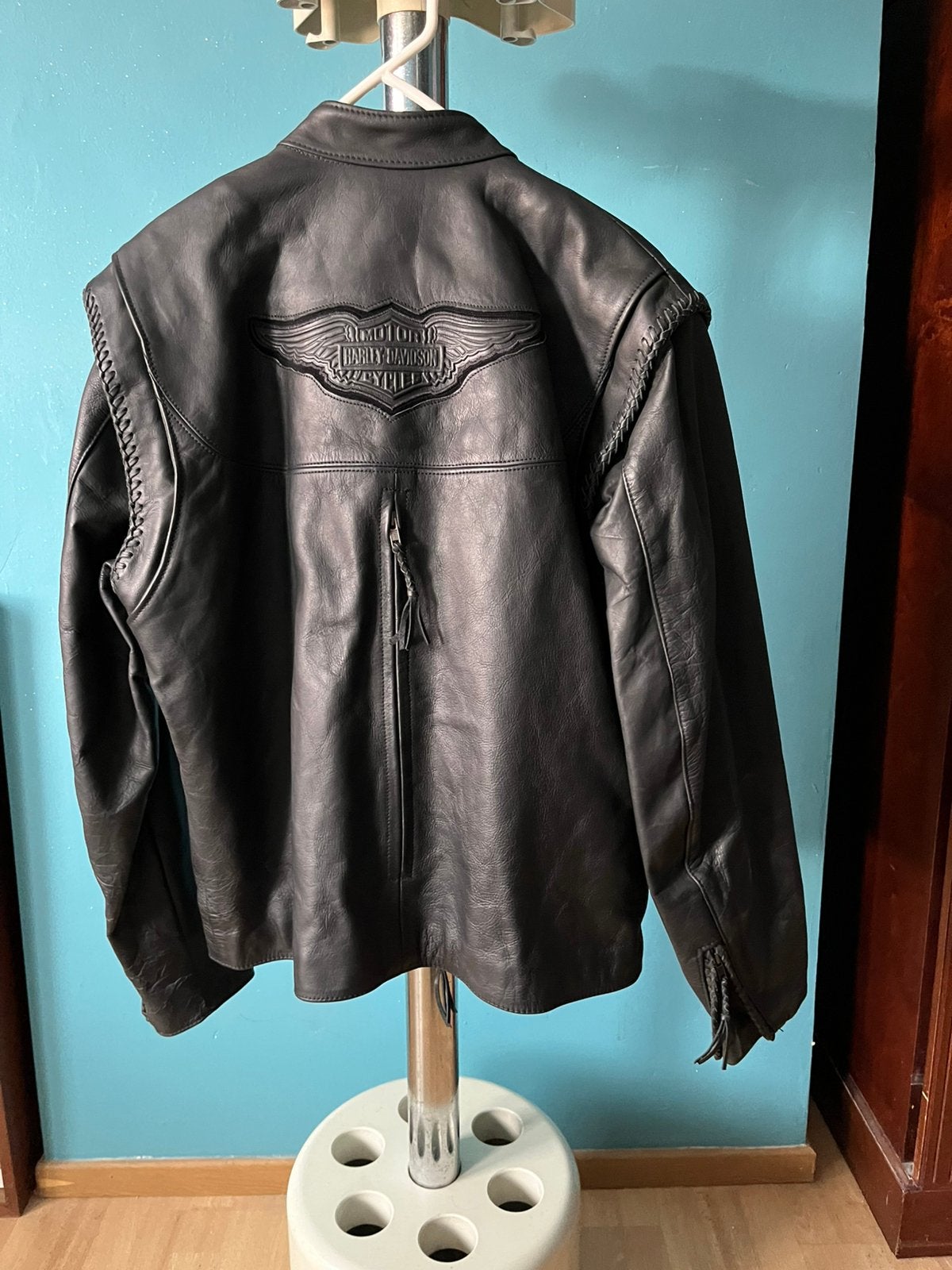 Harley Davidson vest L-XL, Motoren, Ophalen, Nieuw zonder kaartje, Heren, Jas | leer