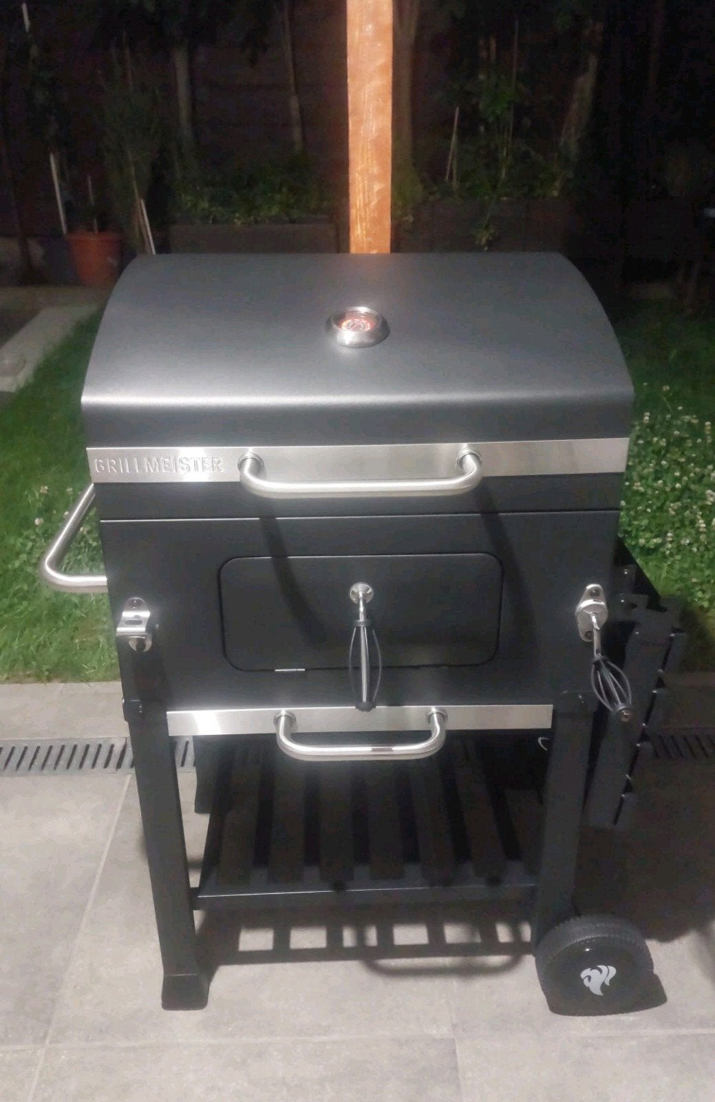 Bbq Grillmeister, Tuin en Terras, Houtskoolbarbecues, Ophalen, Nieuw, Grillmeister
