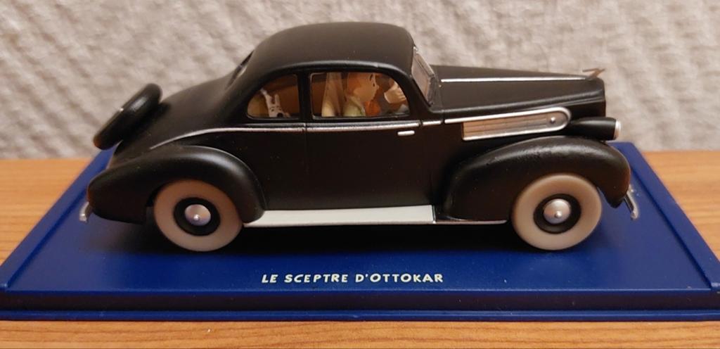 KUIFJE Atlas auto 1/43 'De Packard 12 coupé 1939', Ophalen of Verzenden, Kuifje, Zo goed als nieuw, Beeldje of Figuurtje