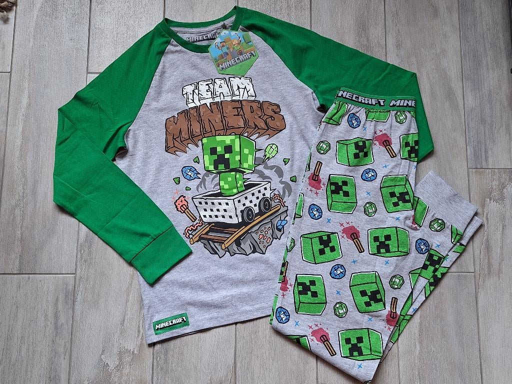 ★ M158 - Nieuwe pyjama Minecraft, Ophalen of Verzenden, Nieuw, Jongen, Nacht- of Onderkleding
