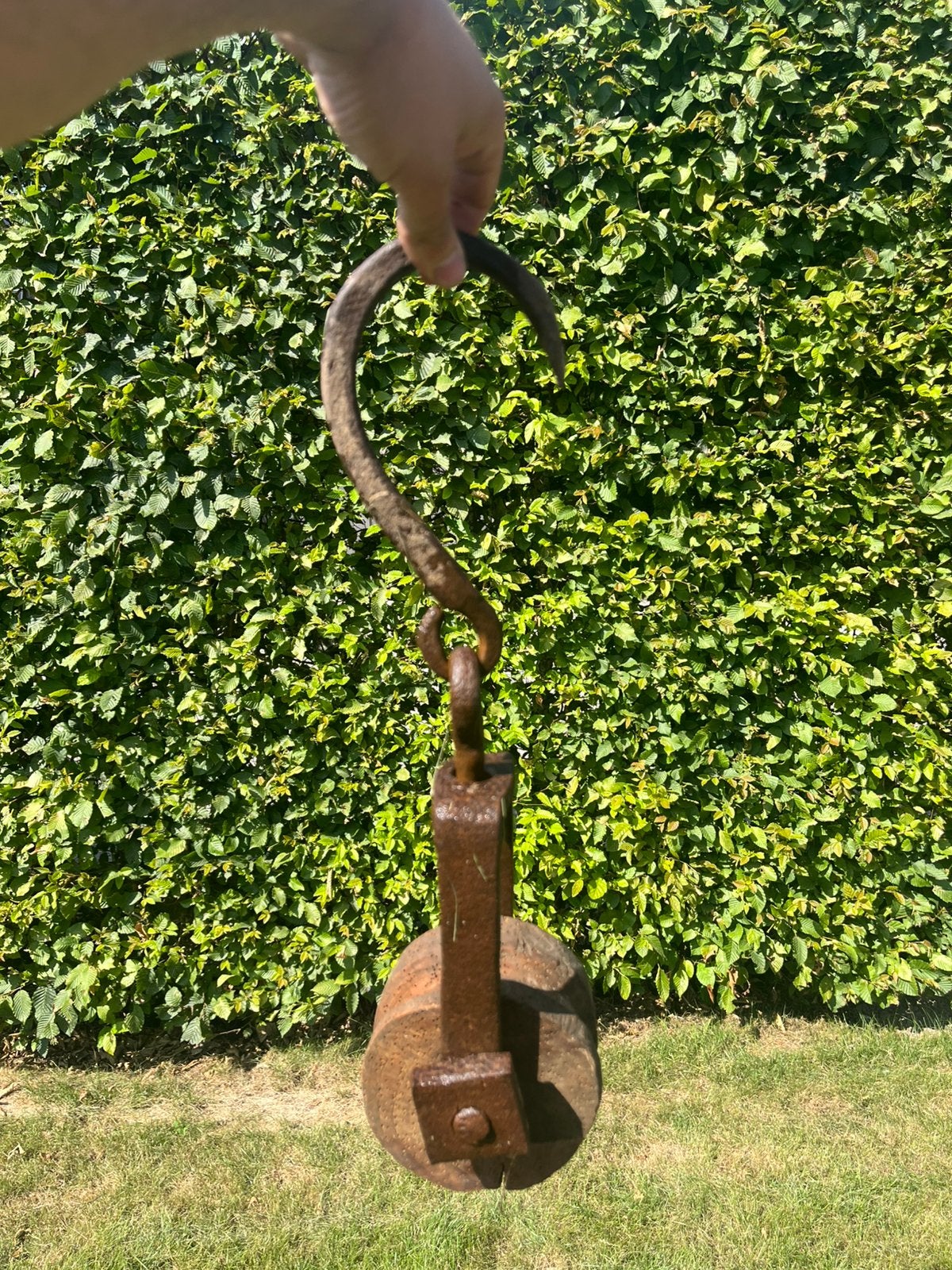 Katrol oud, Tuin en Terras, Tuinbeelden, Ophalen, Gebruikt