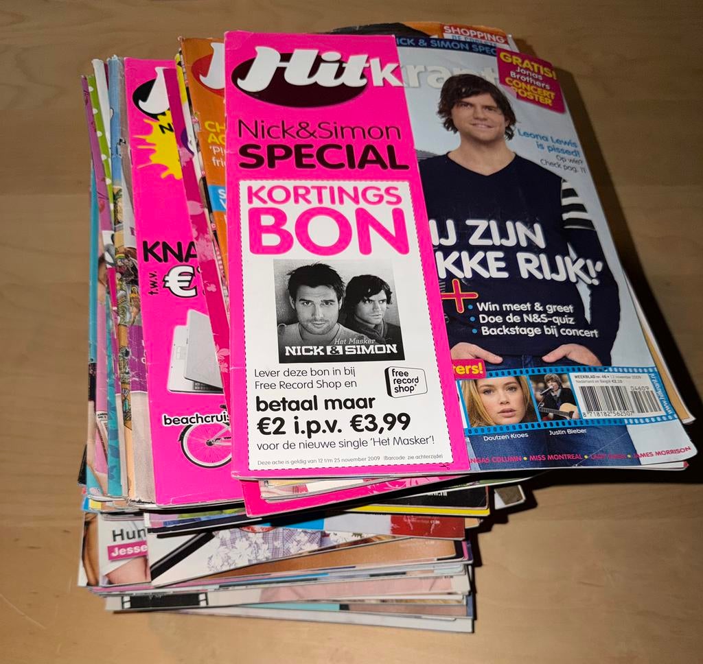 Hitkranten, Livres, Journaux & Revues, Enlèvement ou Envoi, Utilisé, Gossip, Potins ou Showbizz