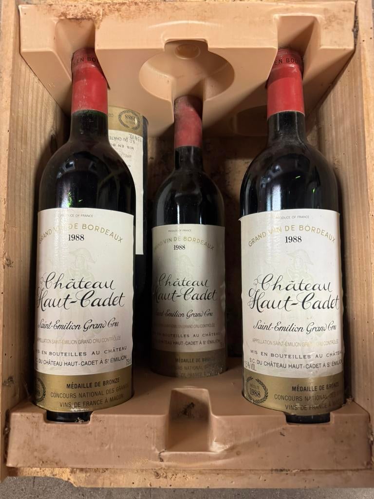 Grand Cru de Saint-Émilion 1988, Enlèvement, Comme neuf