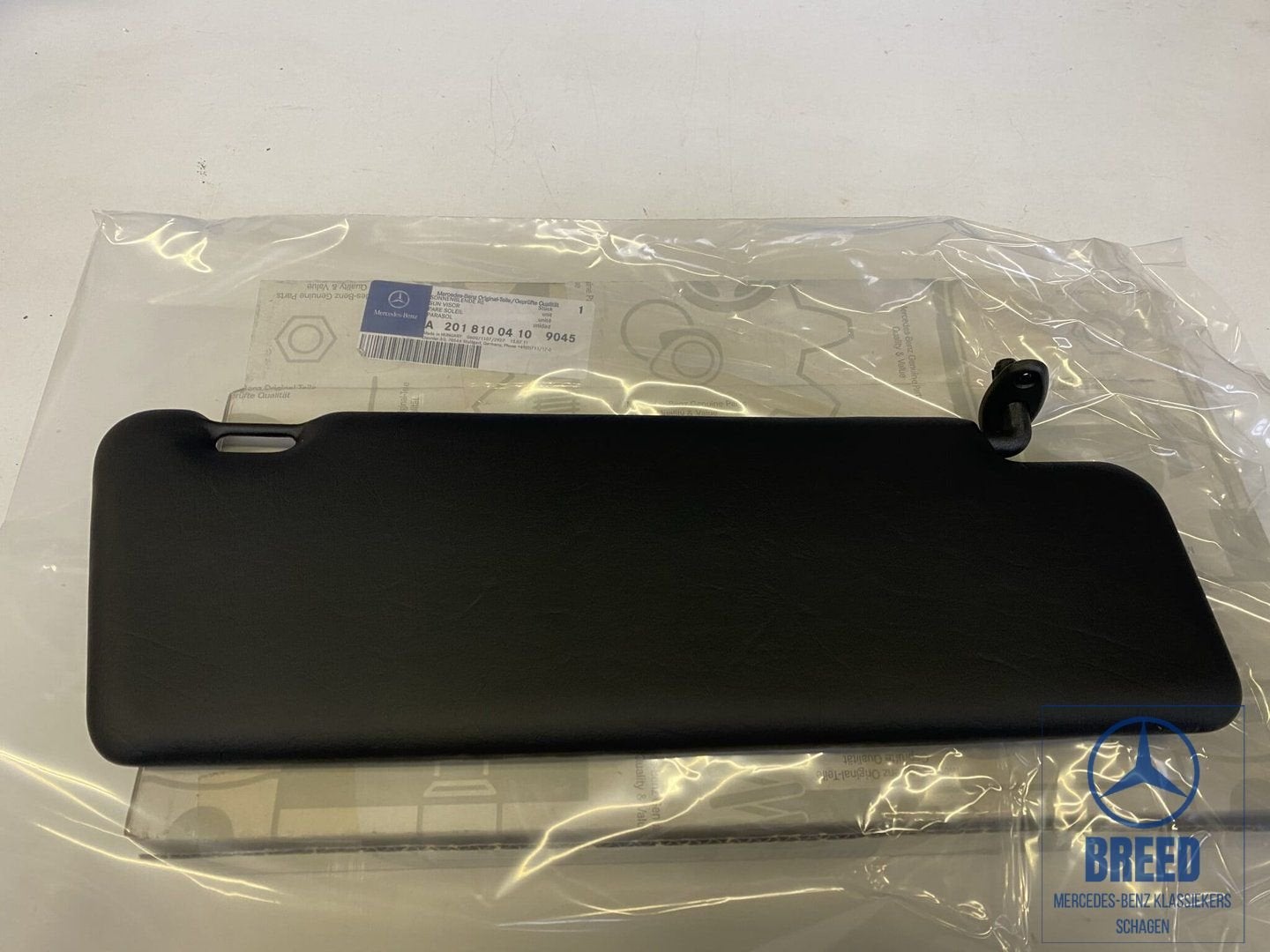 NOS zonneklep rechts zwart voor Mercedes-Benz W124 W201, Auto-onderdelen, -, Nieuw, Ophalen of Verzenden, -