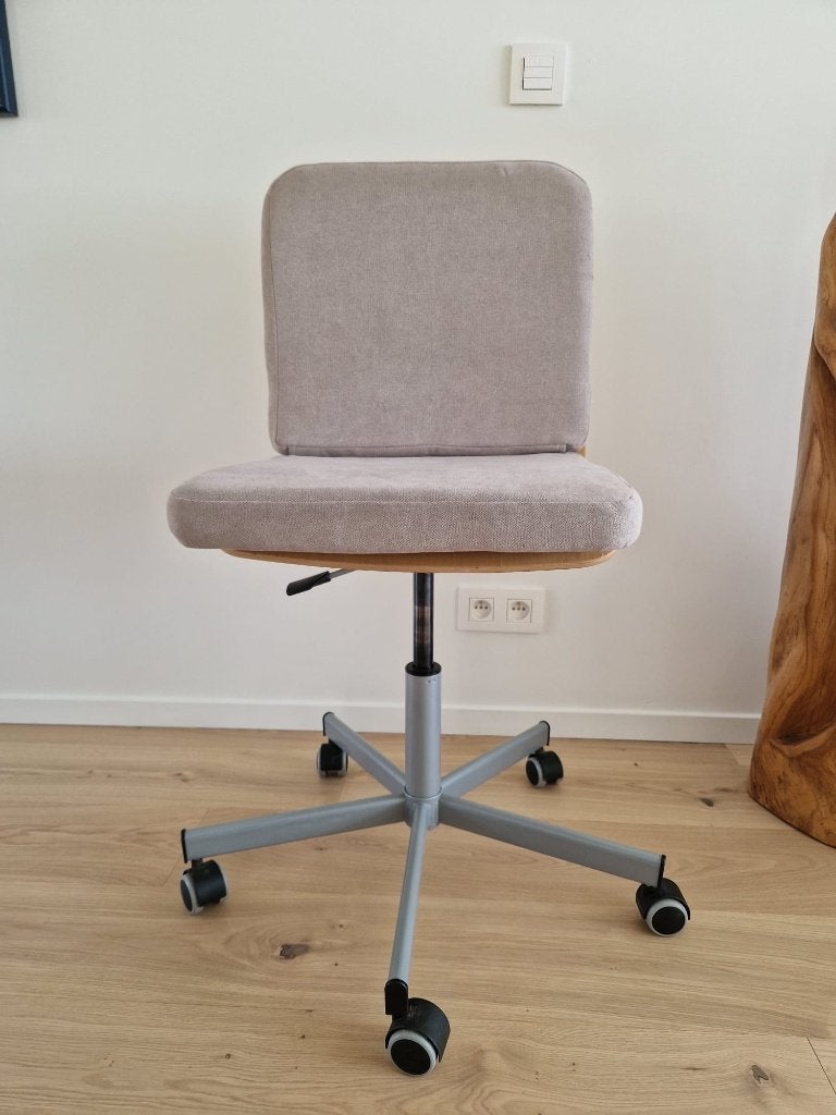 Bureaustoel, Ophalen, Zo goed als nieuw, Beige, Bureaustoel