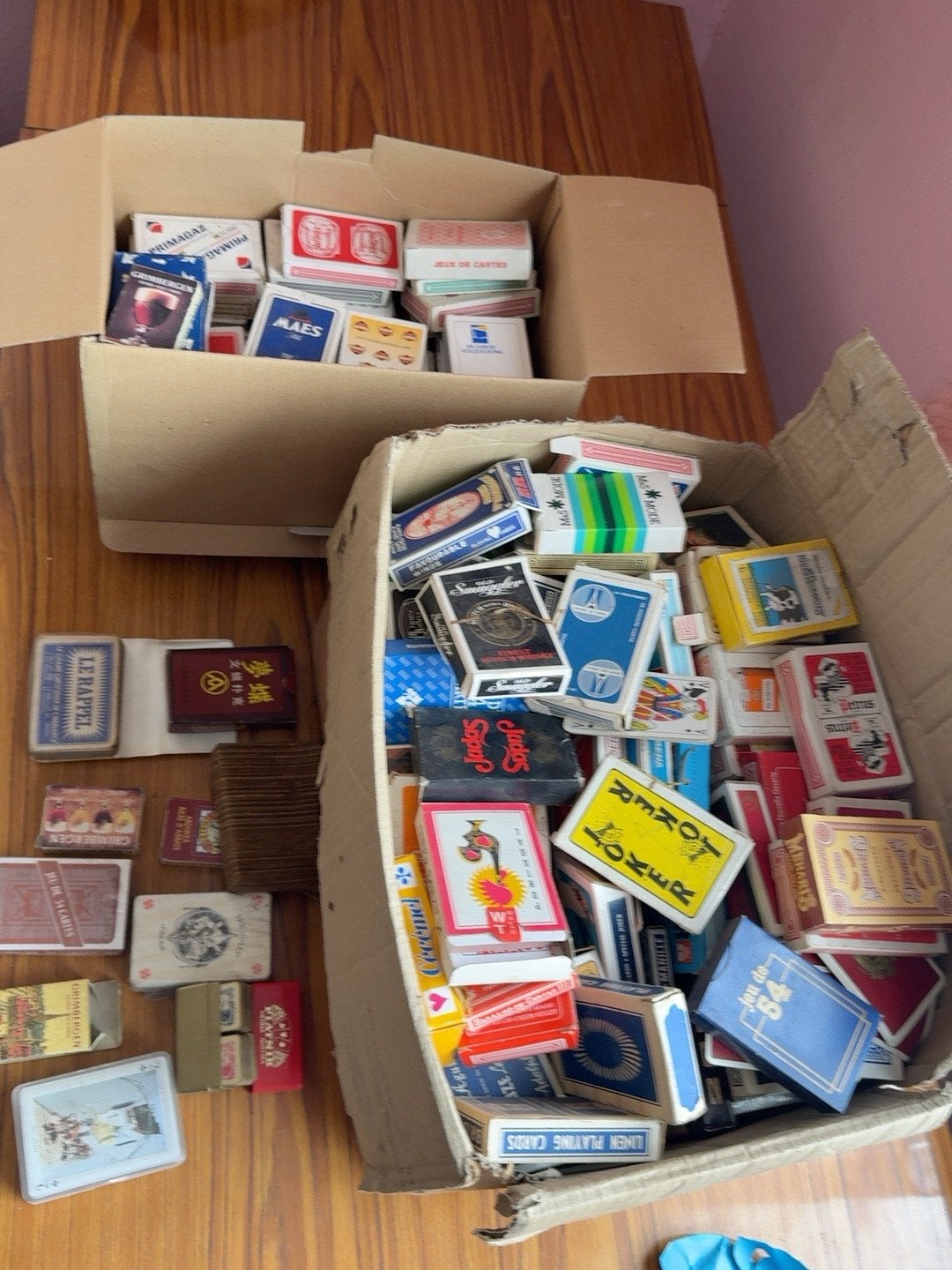 Grande collection de jeux de cartes anciens, Enlèvement, Comme neuf