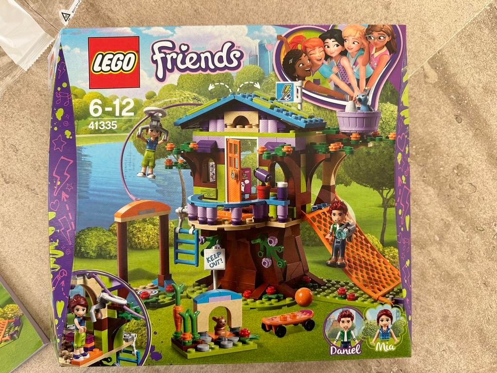 Lego friends 41335: mia’s boomhut ALS NIEUW, Enlèvement, Comme neuf, Ensemble complet, Lego