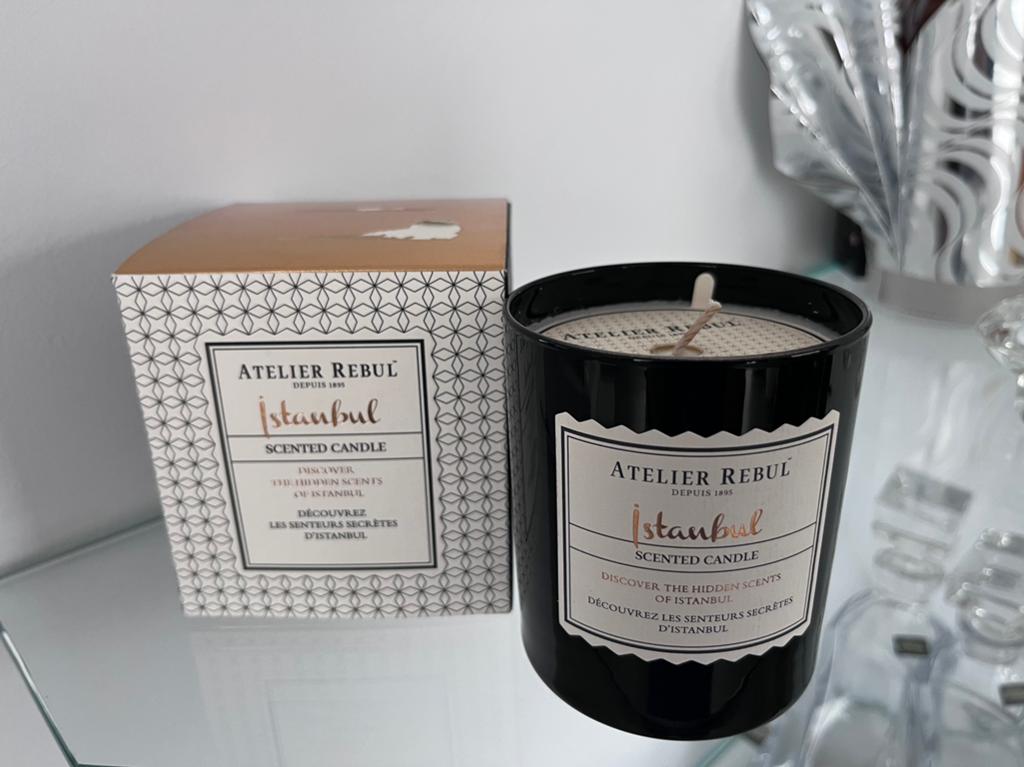 Bougie Atelier Rebul Istanbul, Maison & Meubles, Enlèvement ou Envoi, Bougie, Autres matériaux, Noir