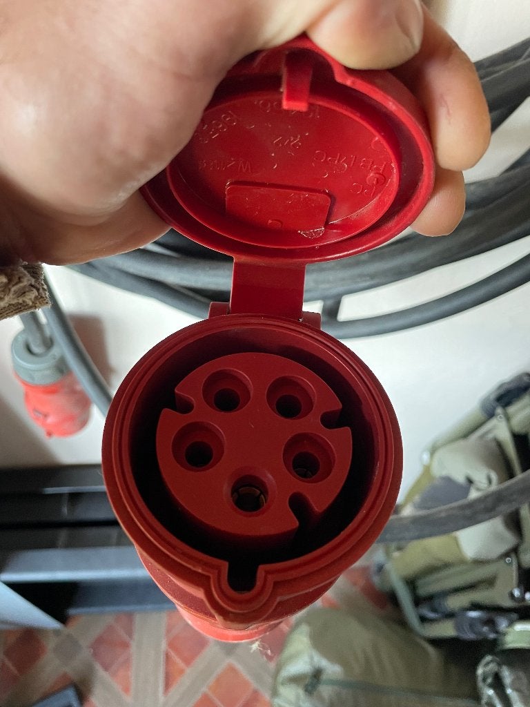 Verlengkabel 5G6 25M 32a, Ophalen, Zo goed als nieuw, Kabel of Snoer
