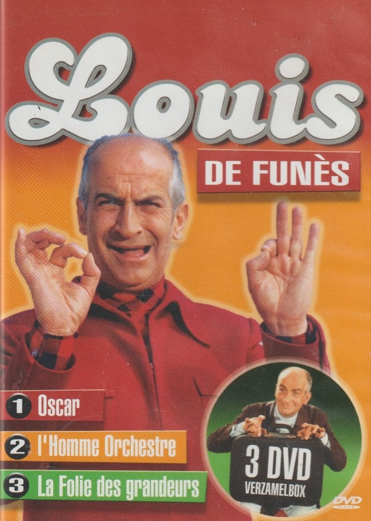 Coffret DVD - Comédie - Louis De Funés - 3 films, CD & DVD, Blu-ray, Humour et Cabaret, Film, Français, Autres formats