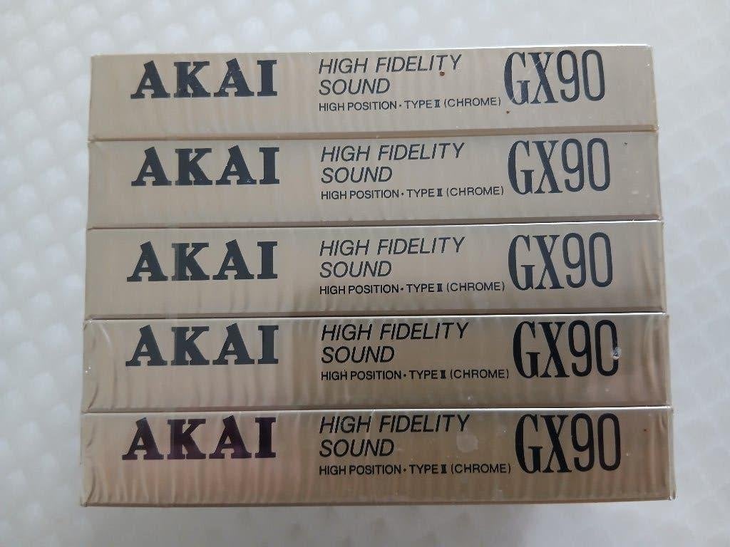5x AKAI GX90 CASSETTEBANDJES, Audio, Tv en Foto, Ophalen, Akai