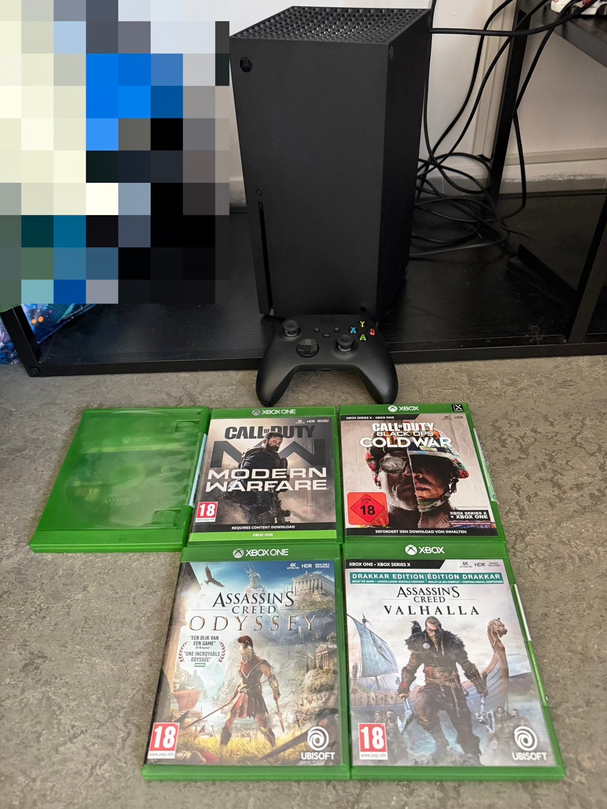 Xbox Series X avec jeux, Consoles de jeu & Jeux vidéo, Enlèvement, Comme neuf, Xbox Series X