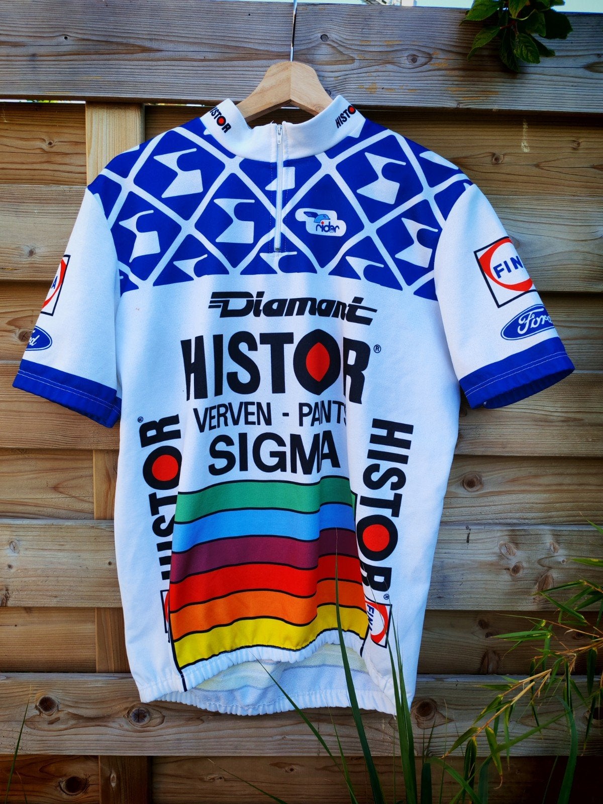 1980-90s Origineel Histor-Sigma wielershirt, Enlèvement ou Envoi