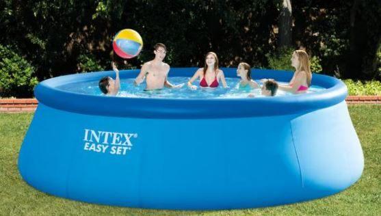 piscine Intex Easy Set 4,57 x h.1,07m - 80 € !, Enlèvement, Utilisé, Rond, Piscine gonflable