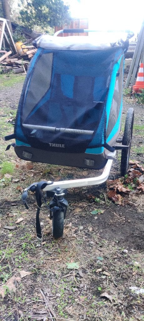 Thule coaster xt, Ophalen, Gebruikt, Opvouwbaar, Thule xt