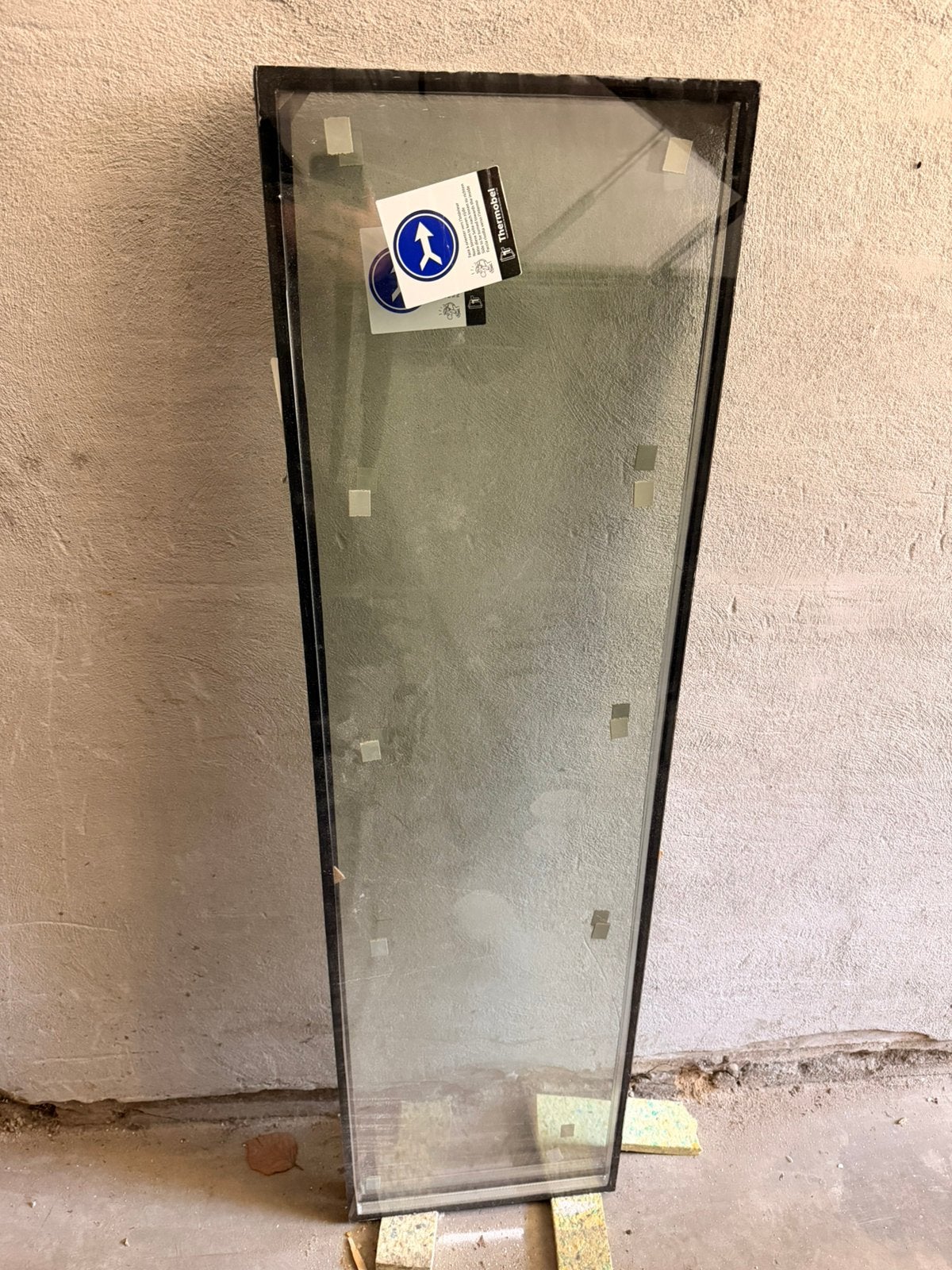 Dubbel glas 2 ruiten 353x1270 Thermobel, Ophalen, Nieuw, Gevelraam of Ruit, Dubbelglas