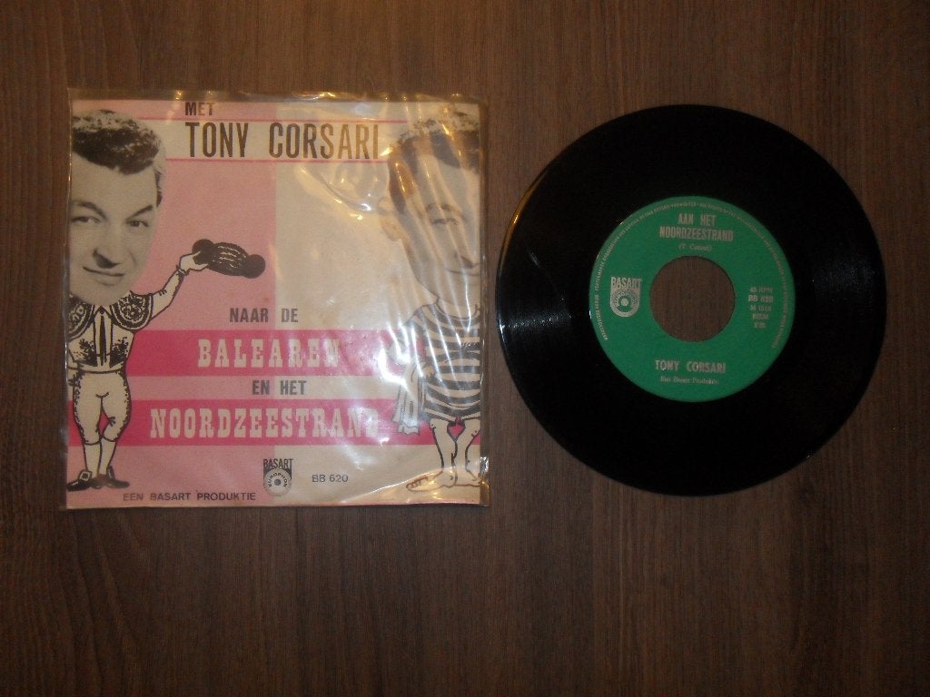 Tony Corsari - Aan het Noordzeestrand, Cd's en Dvd's, Ophalen of Verzenden, Gebruikt, 7 inch, Levenslied of Smartlap